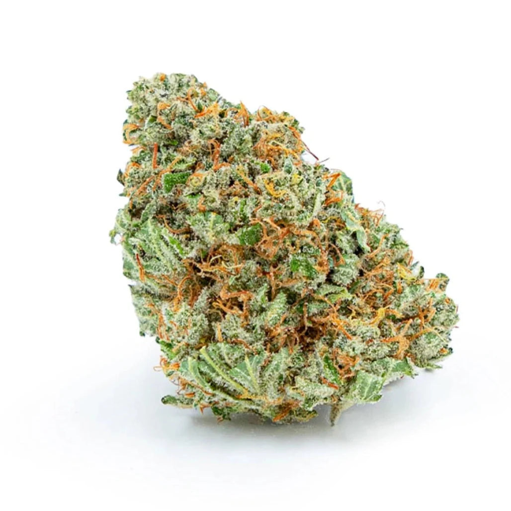 St Croix Cannabis THCa flower bud with orange hairs, ounce