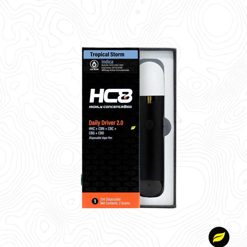 Highly Concentr8ed 2mL Disposable Vape (Daily Driver 2.0)