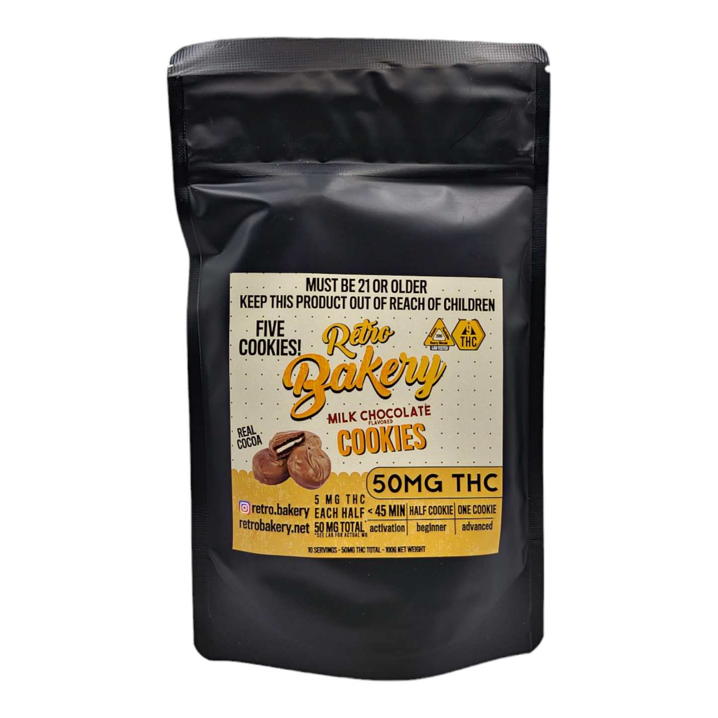 Retro Bakery Chocolate Covered Cookies