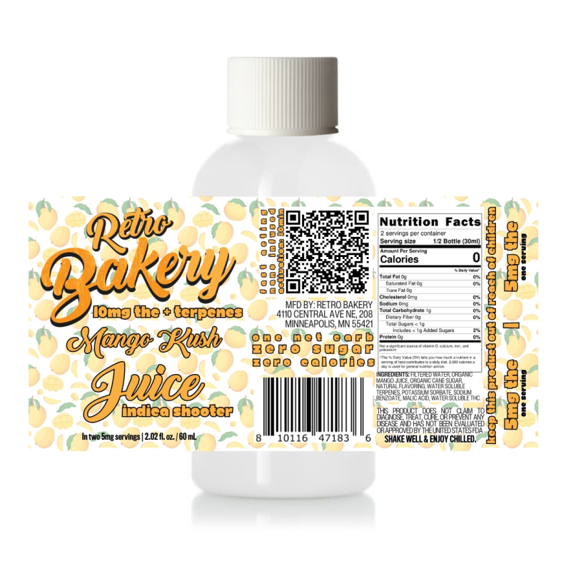 Retro Bakery 10mg THC Shot