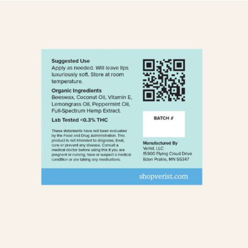 Verist Fresh Air Lip Balm