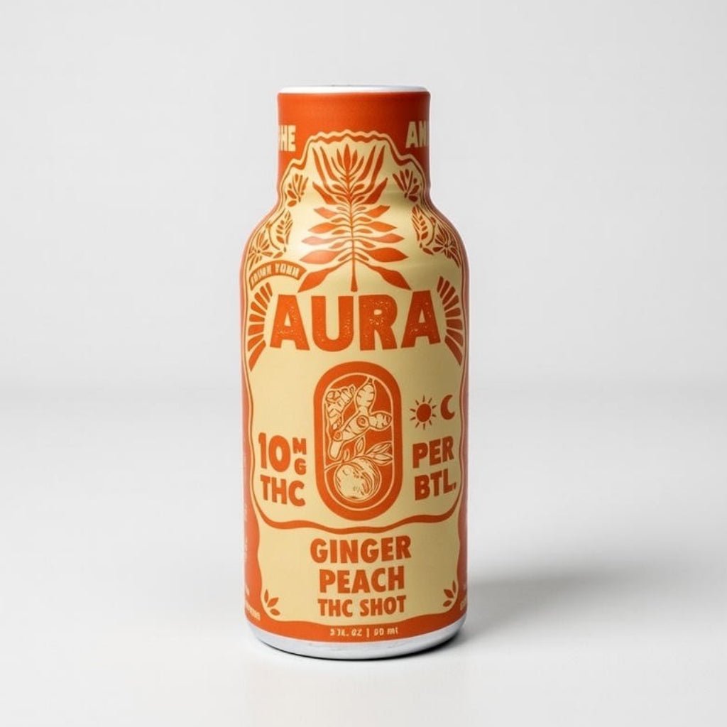 Aura Ginger Peach 10mg THC Shot