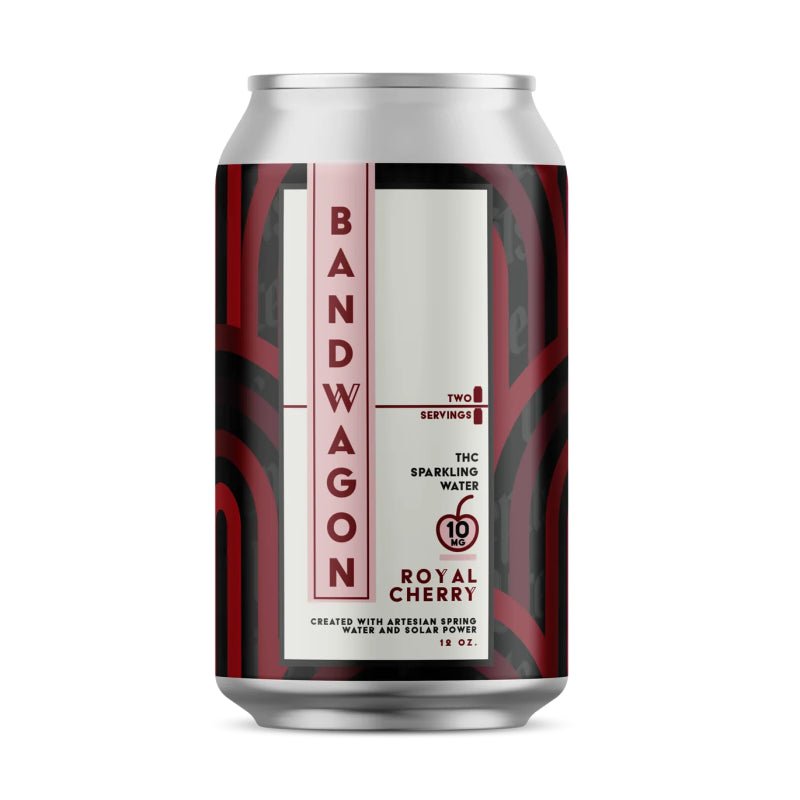 Bandwagon Royal Cherry 10mg Delta-9 THC Sparkling Water