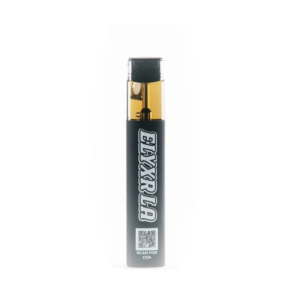 Elyxr LA 2g live resin THCA disposable, strain lineup