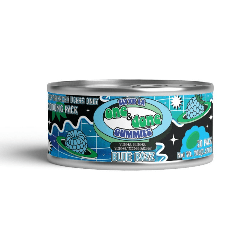 Elyxr LA One & Done Gummies (138mg HHC, 6.5mg HHC-P, 6.5mg THC-P, 1mg THC-H, 1mg THC-B