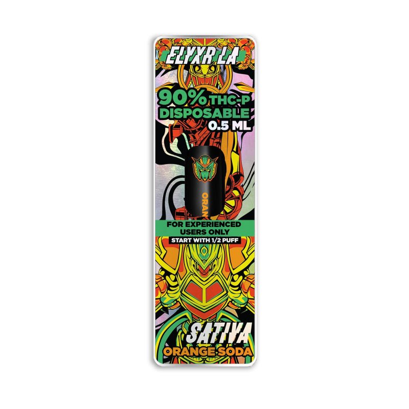 Elyxr THCP Disposable 0.5g Orange Soda, Kingberry, Guava Jam Elyxr THCP Disposable 0.5g Orange Soda, Kingberry, Guava Jam
