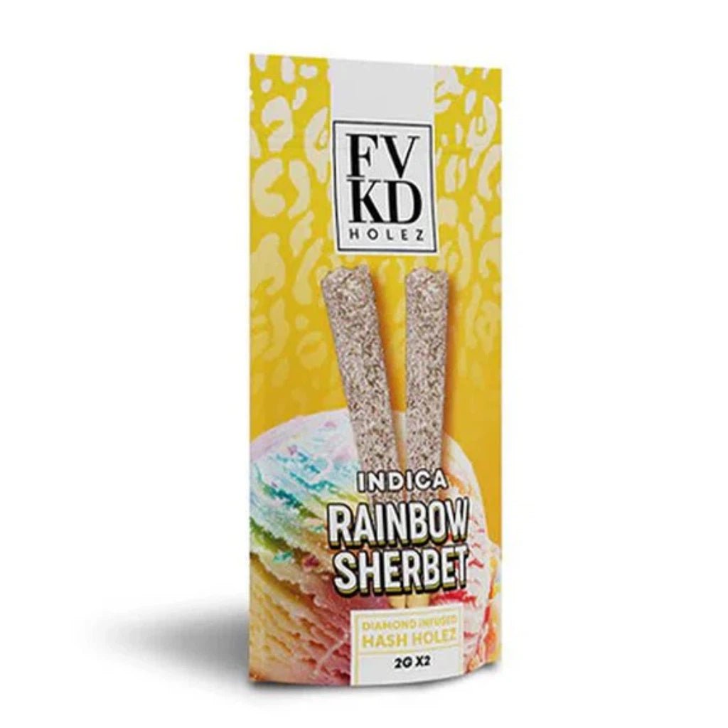 FVKD THC-A Diamond Infused Hash Holez Pre-Rolls – 2 × 2g (4g Total / 4000mg)