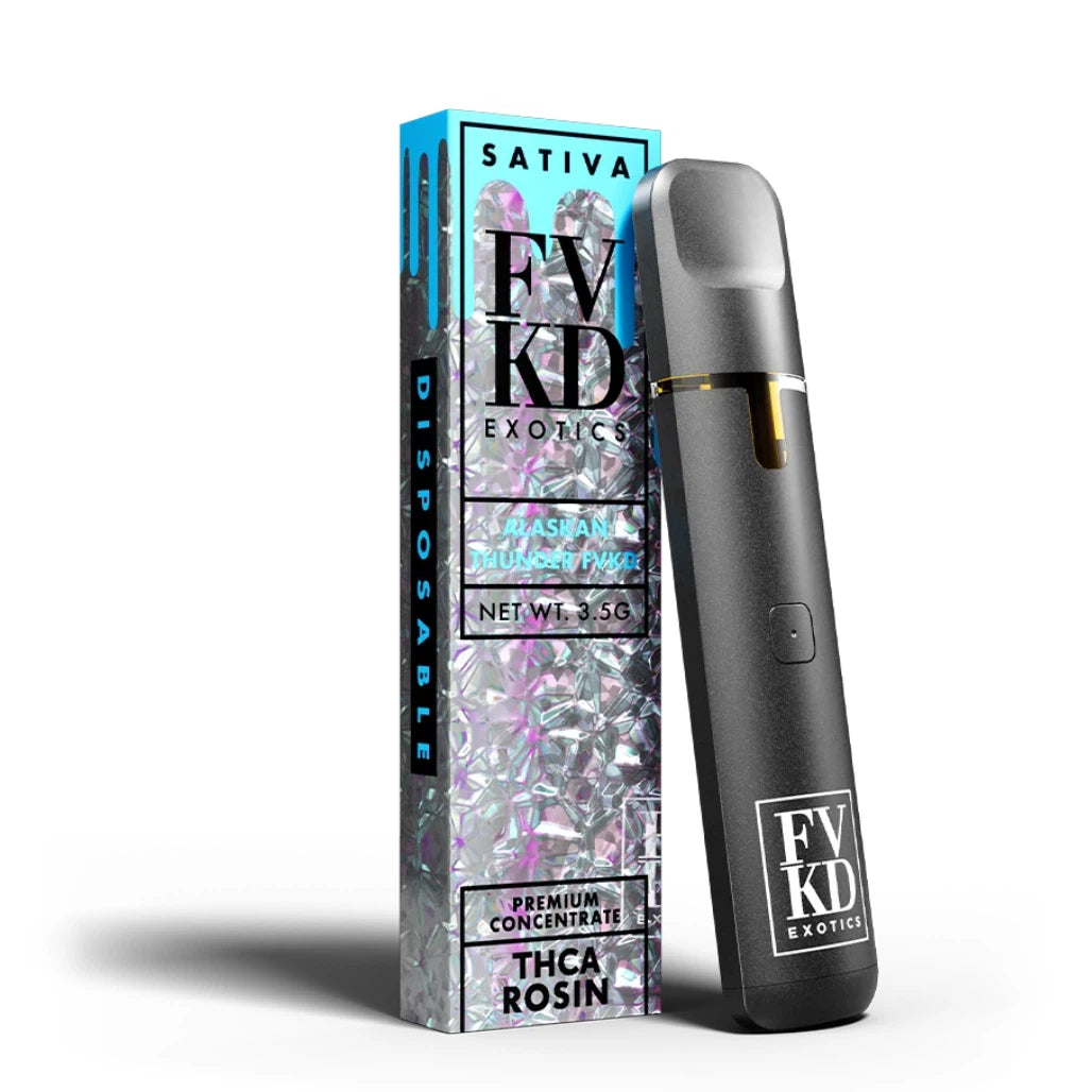 FVKD Exotics THCA Live Rosin Disposable 3.5g – Alaskan Thunder FVKD