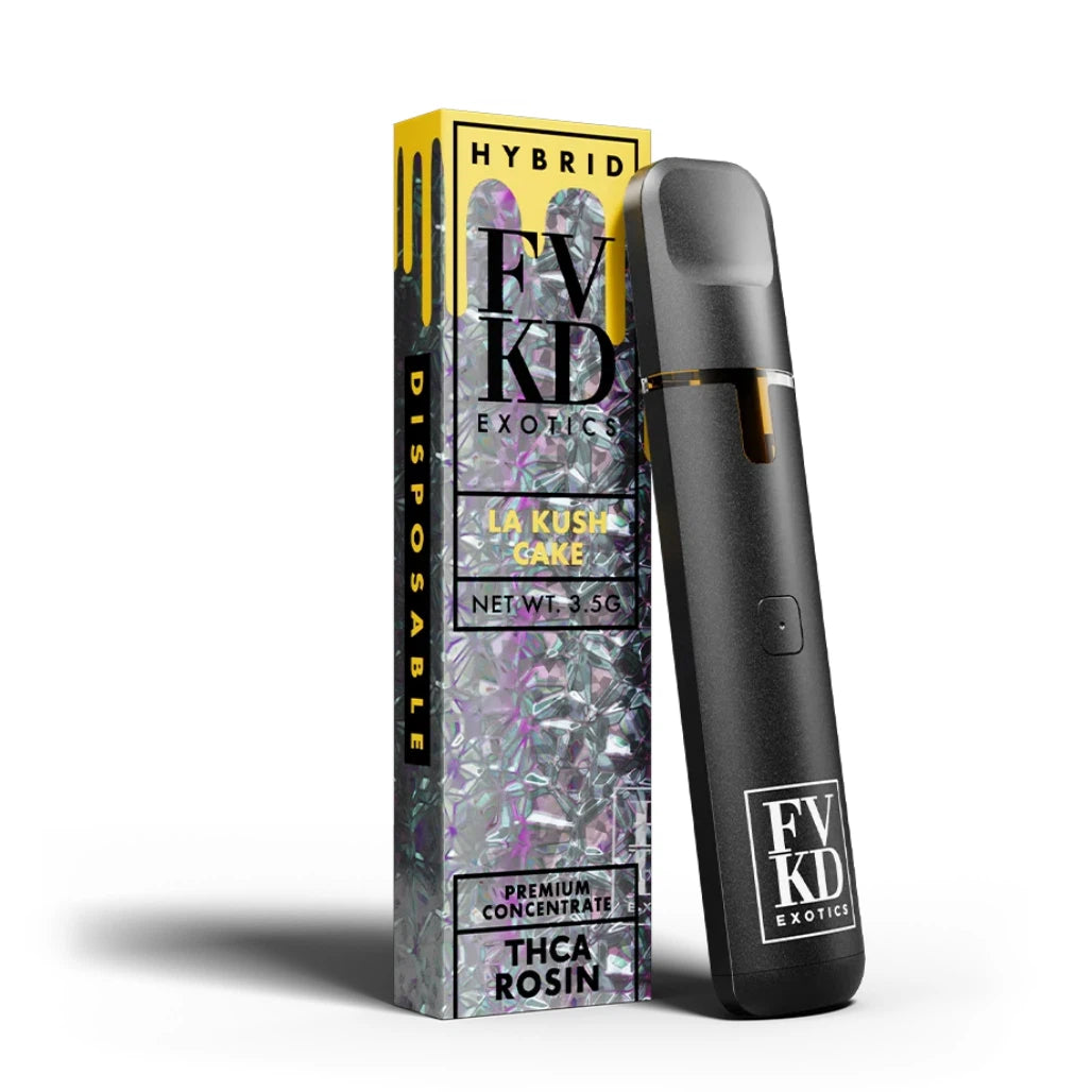 FVKD Exotics THCA Live Rosin Disposable 3.5g – LA Kush Cake