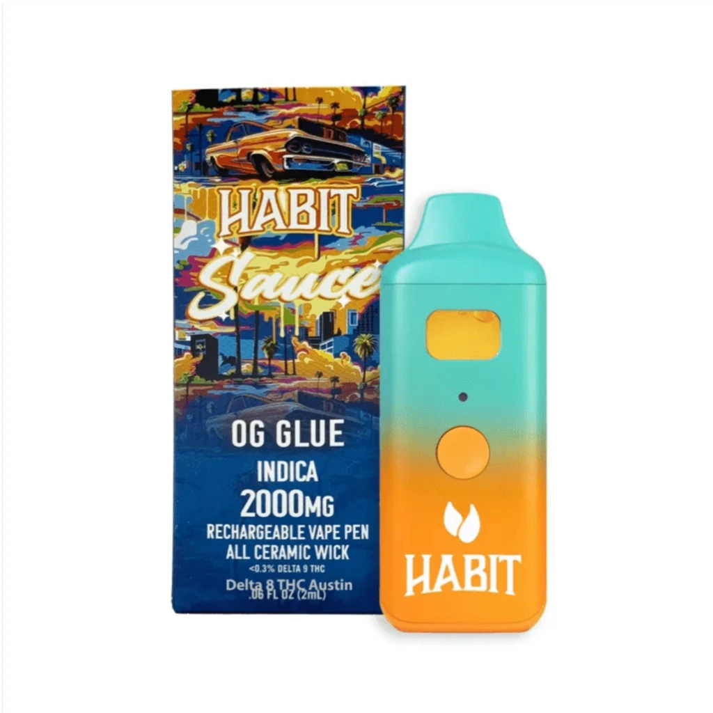 Habit 2g THCA Rechargeable Disposable – OG Glue (Indica)