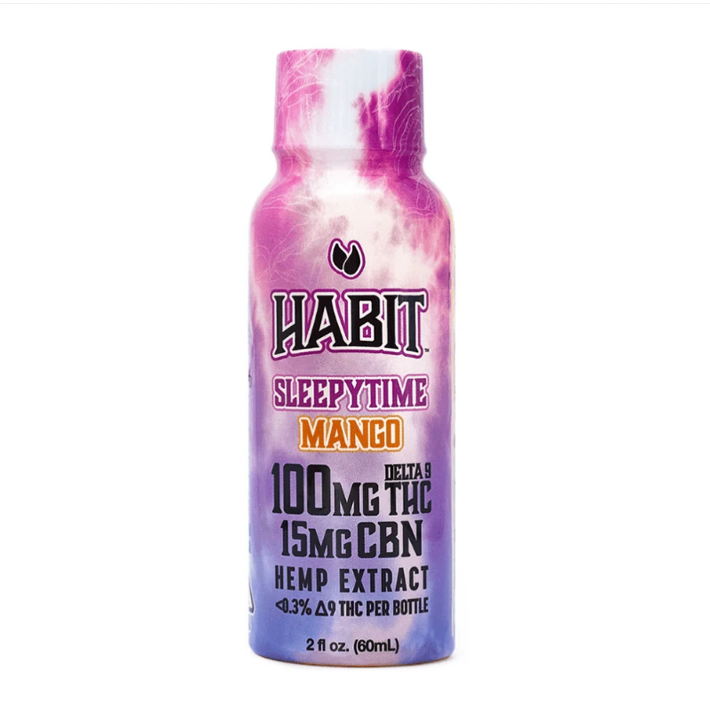 Habit Delta-9 Hemp Shot 100mg Strawberry Lemonade 60mL bottle