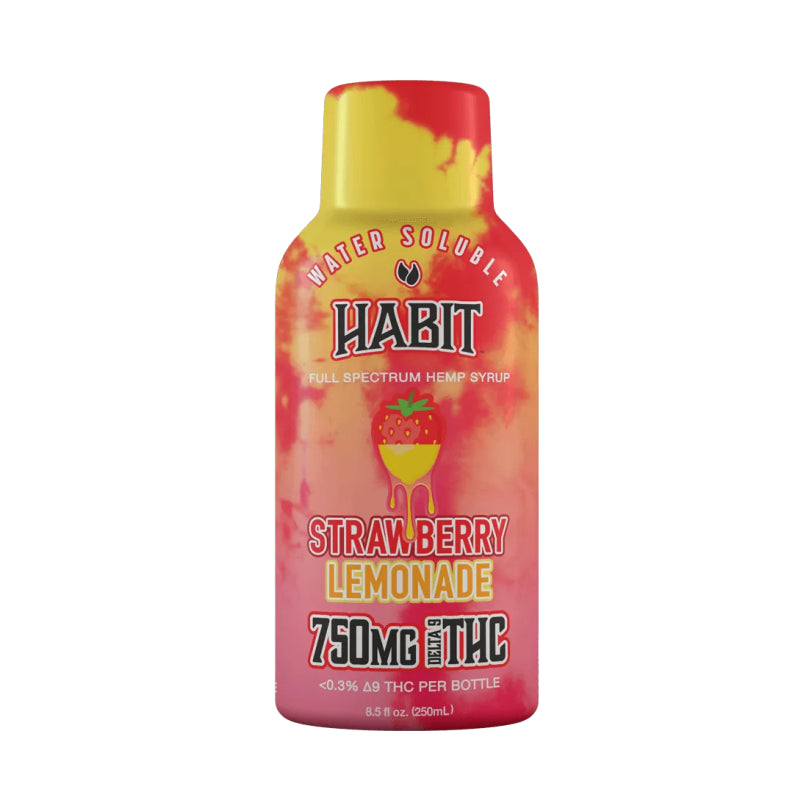 Habit Delta 9 THC Syrup 750mg – Watermelon, Grape, Mango, Strawberry Lemonade, Pineapple