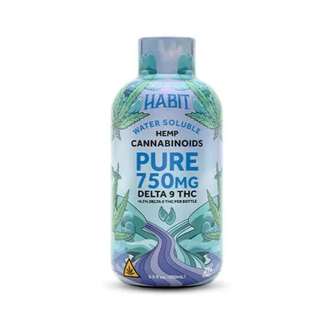 Habit Delta-9 THC Syrup 750mg Mango flavor bottle