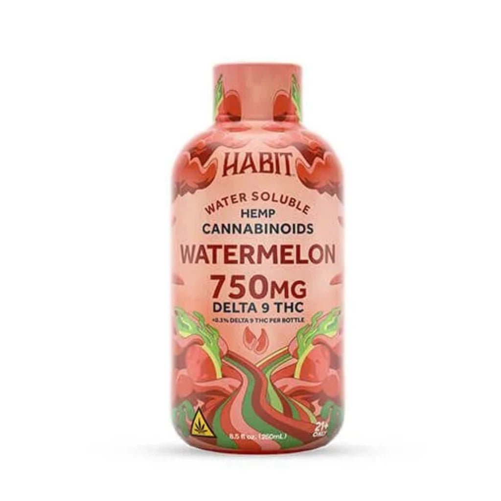 Habit Delta 9 THC Syrup 750mg – Watermelon, Grape, Mango, Strawberry Lemonade, Pineapple
