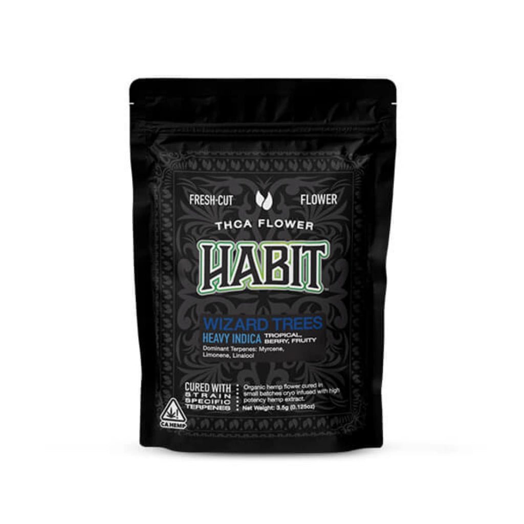 Habit THCa Flower 3.5g Bag – Hand-Trimmed Premium Buds Wizard Trees