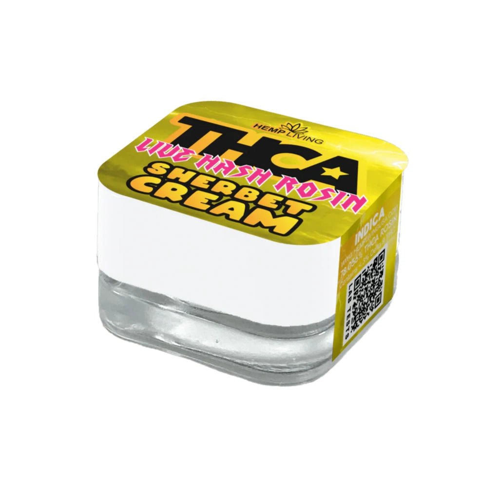 Hemp Living Sherbet Cream THCA Live Hash Rosin 1g