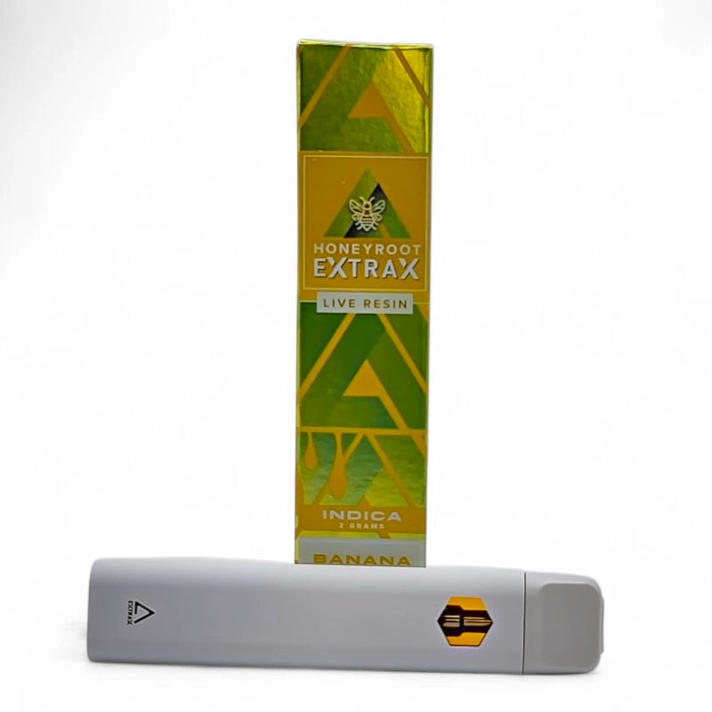 Honeyroot Extrax 2g HHC + HHCO + HHCP Disposable – Banana Kush (Indica)