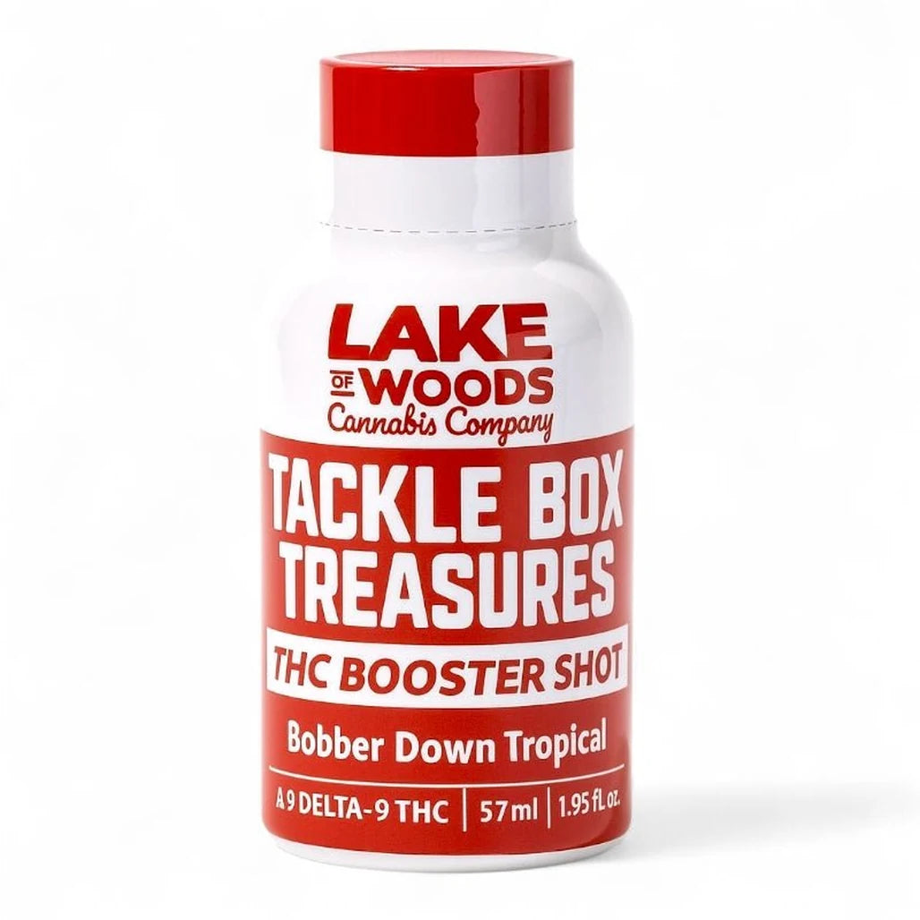 Lake of the Woods Tackle Box Treasures Bobber Down Tropical 10mg THC shot