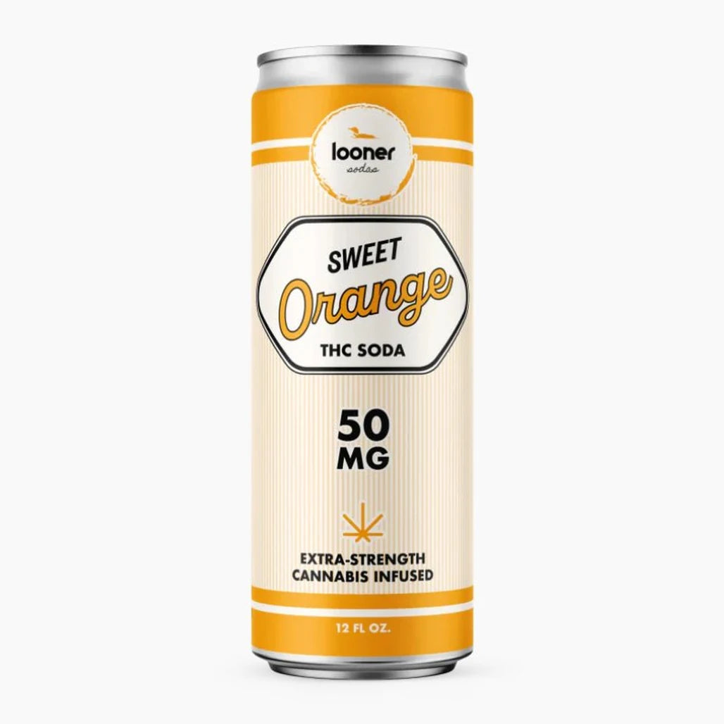 Looner Sweet Orange 50mg Delta-9 THC soda can