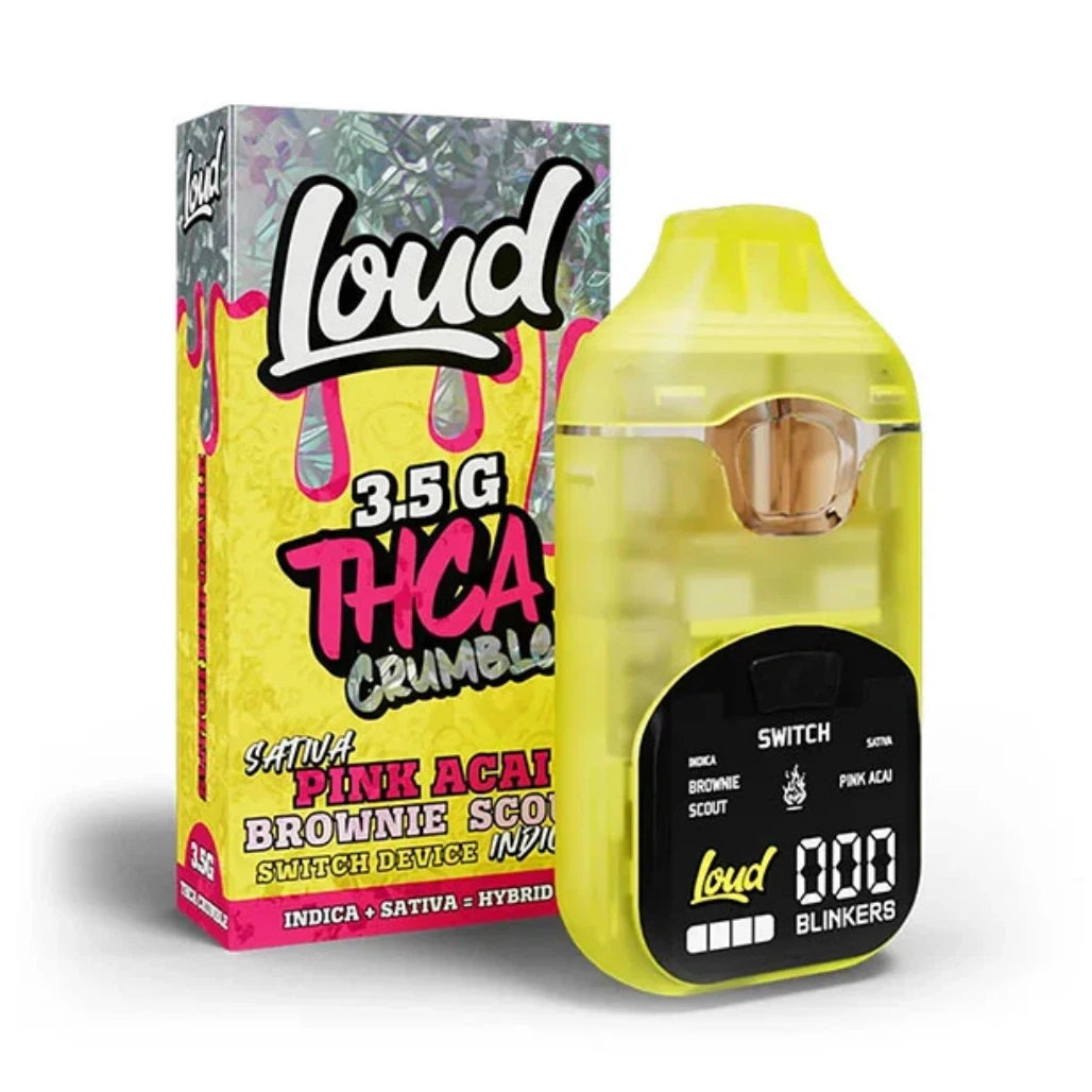 Loud 3.5g THCA Crumble Switch Dual-Chamber Disposable Vape