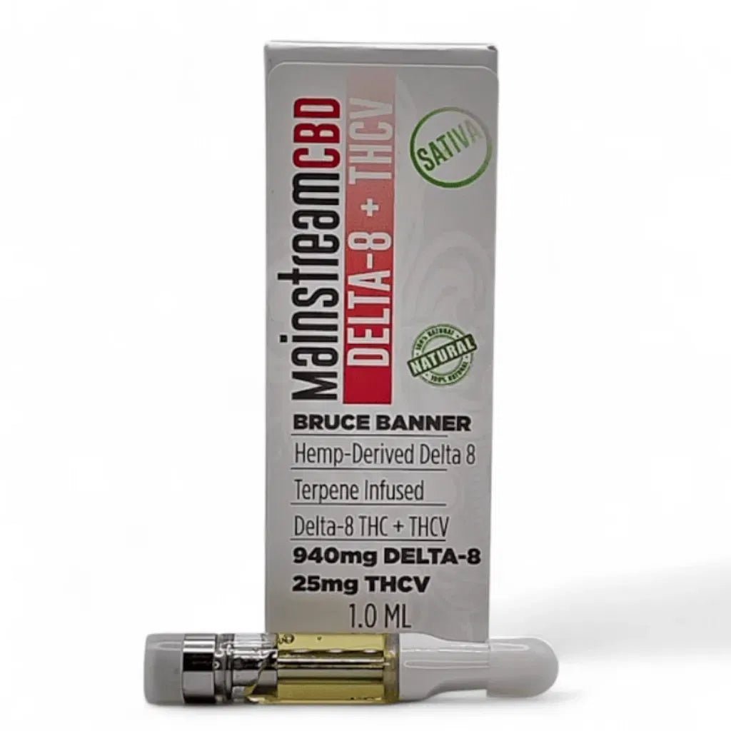 Mainstream CBD Bruce Banner Delta-8 + THCV Cartridge 1g (Sativa)