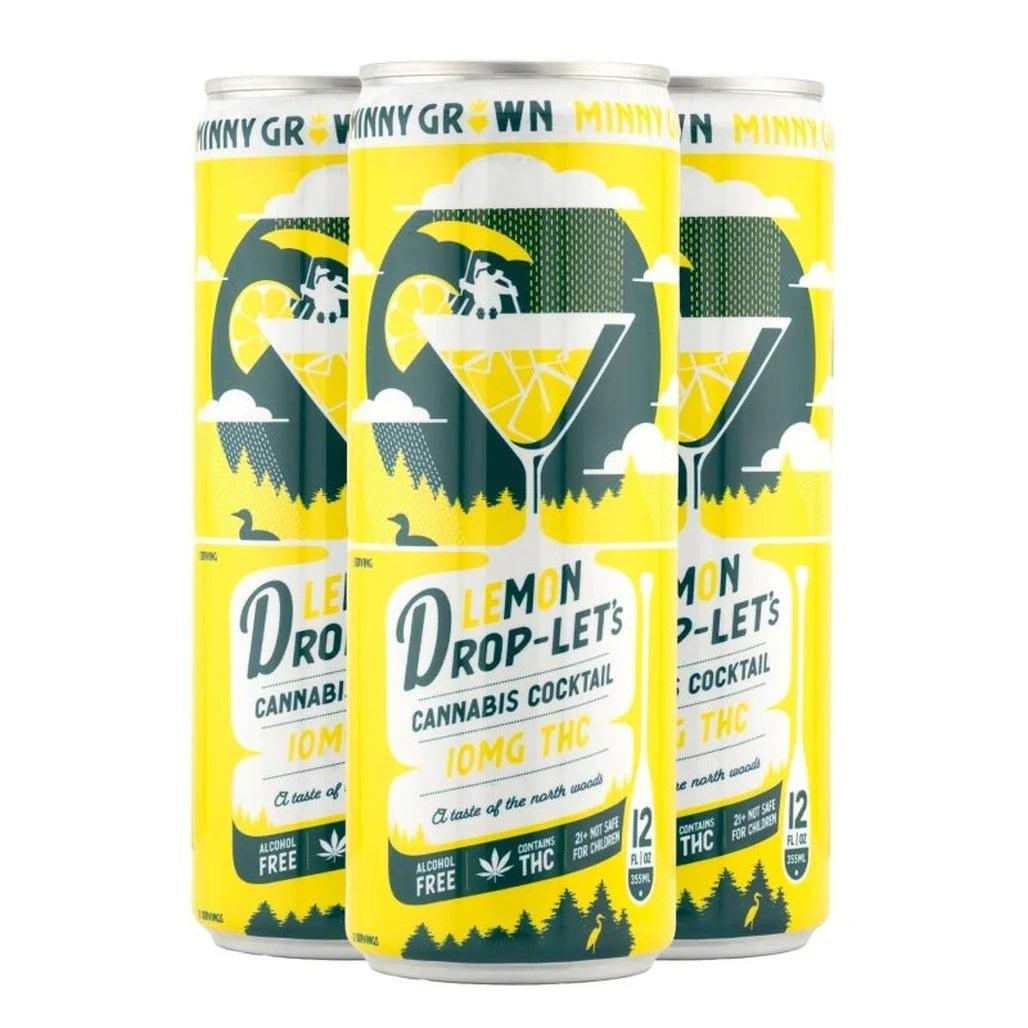 Minny Grown Lemon Drop-lets 10mg THC 4-pack