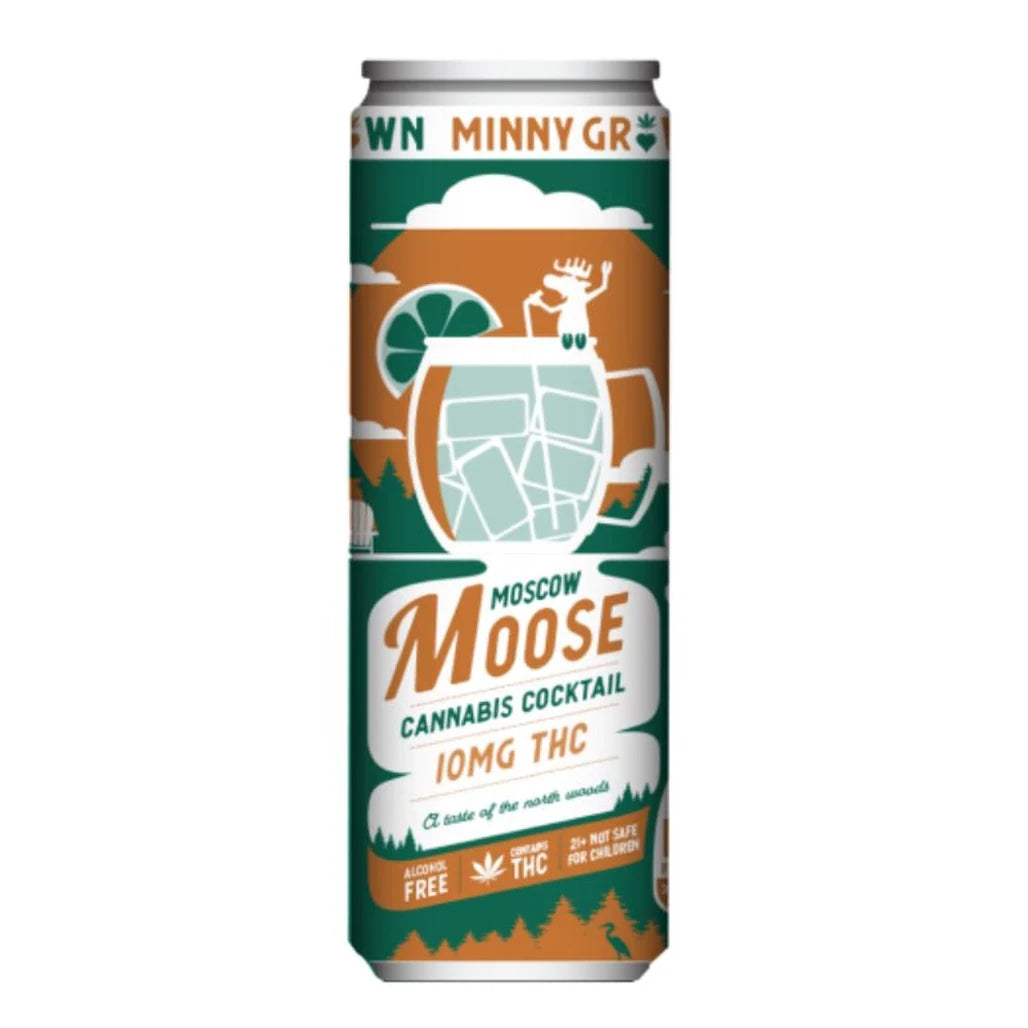 Minny Grown Moscow Moose 10mg THC cocktail can