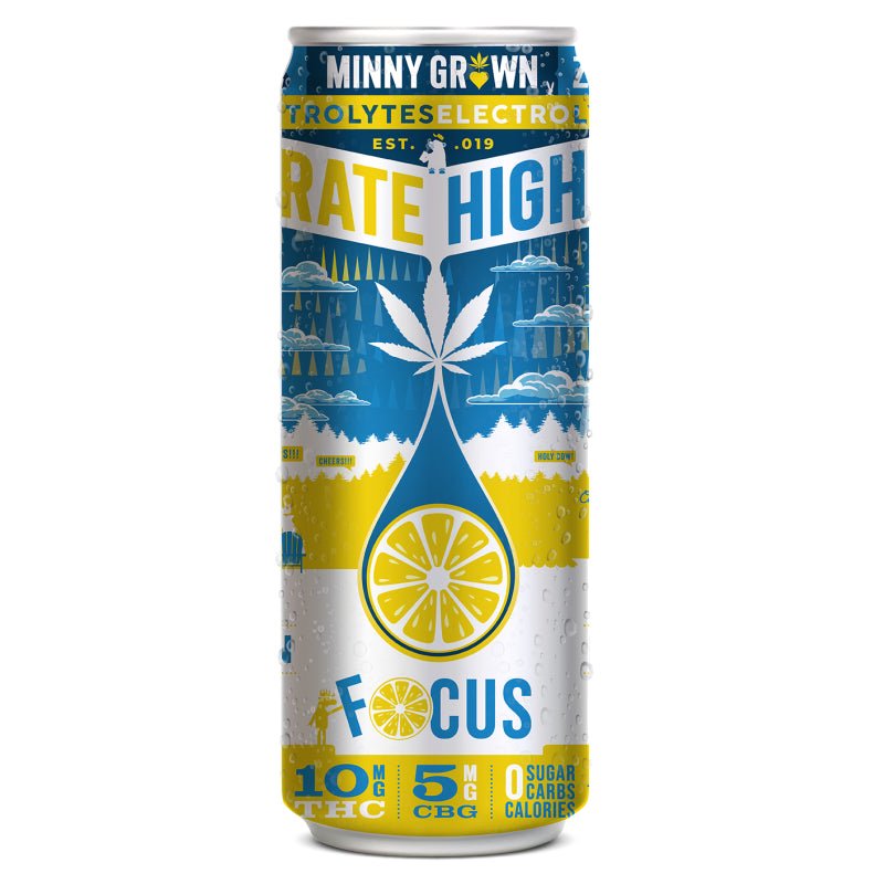 Minny Grown Uplifting Lemon Squeeze 10mg THC + 5mg CBG Drink