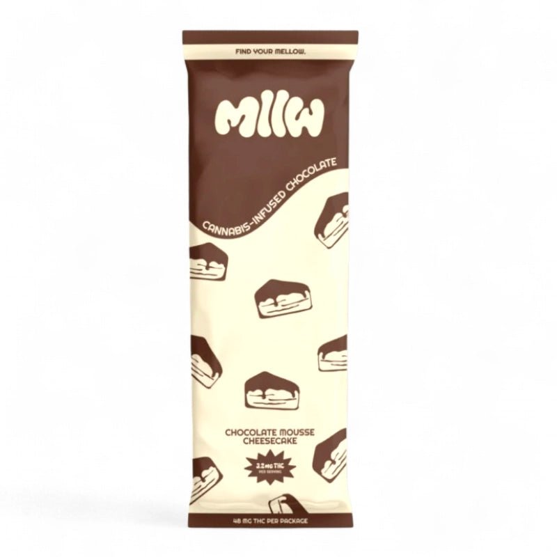 MLLW Chocolate Mousse Cheesecake THC Chocolate Bar 48mg
