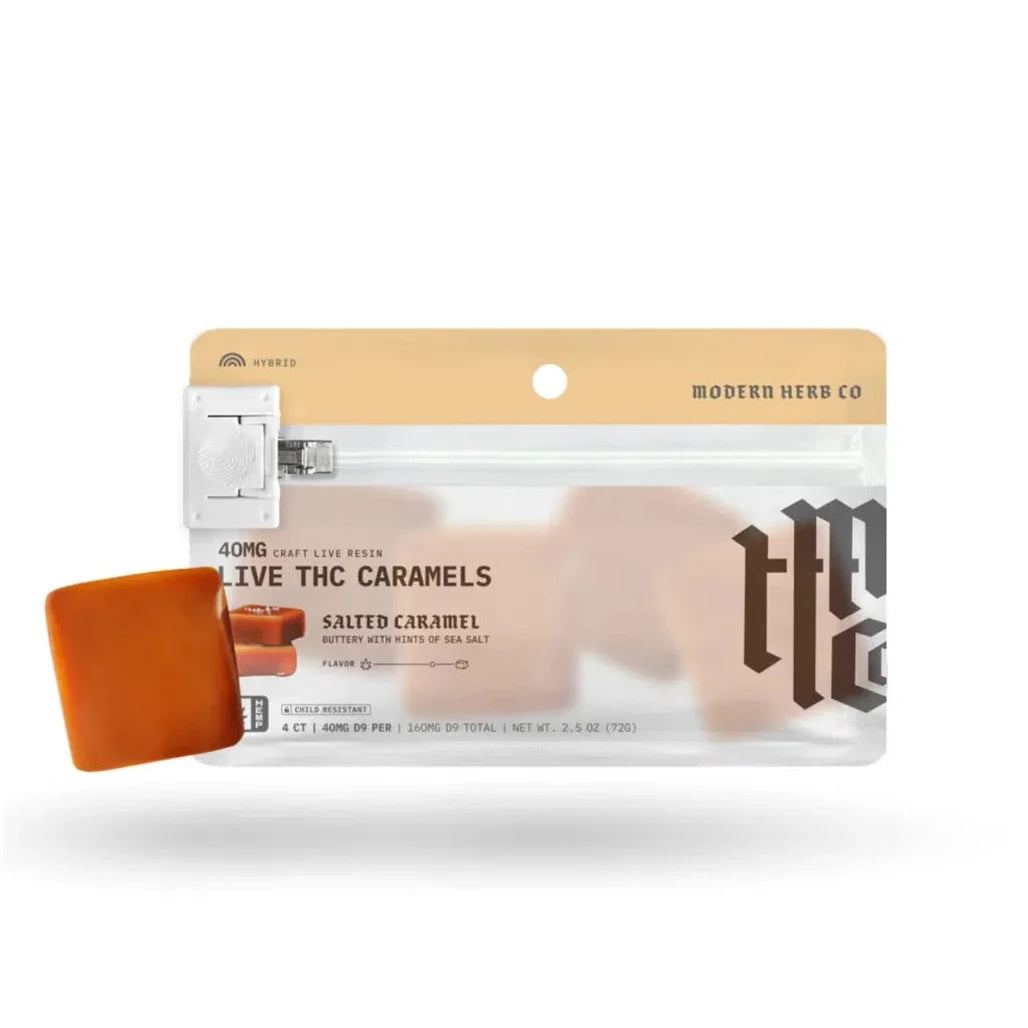 Modern Herb Co. live resin Delta-9 THC caramel 42mg