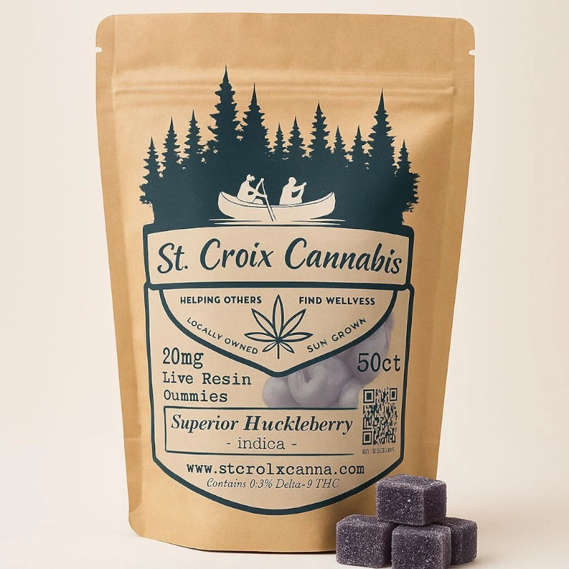 SCC 20mg Delta 9 Live Resin Gummies