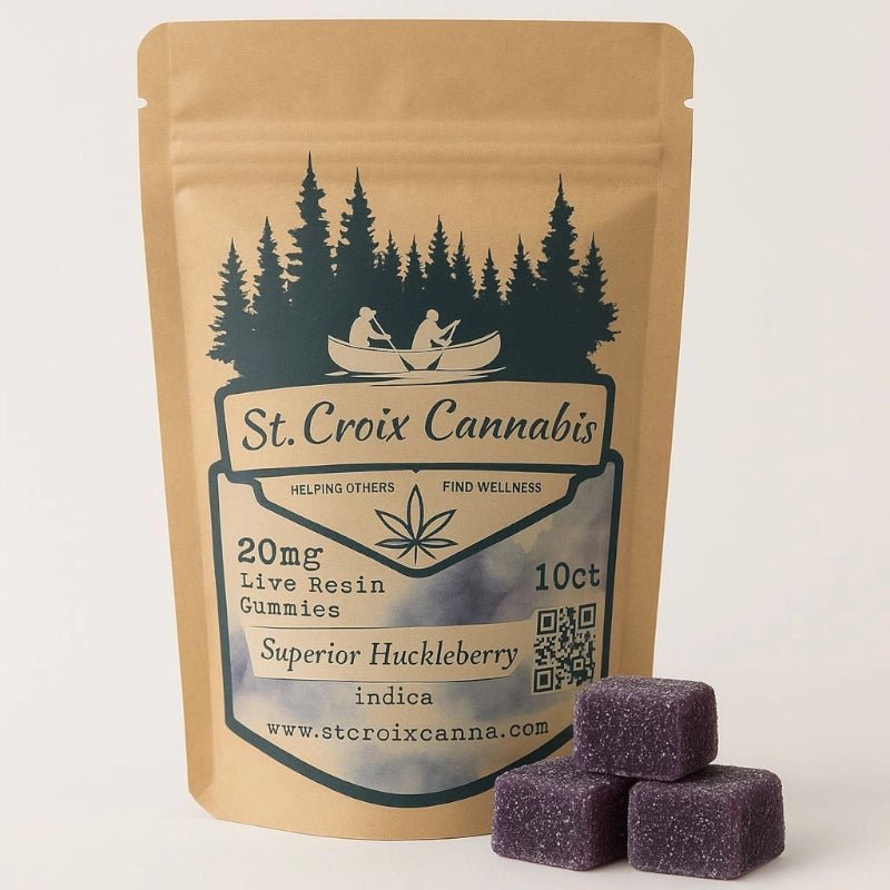 SCC 20mg Delta 9 Live Resin Gummies