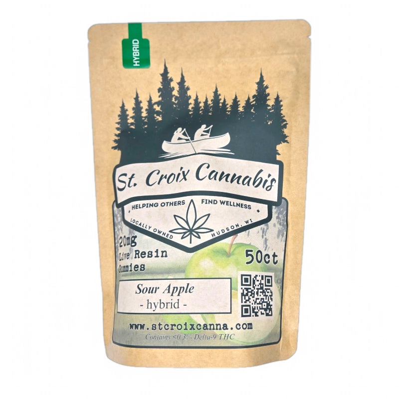 SCC 20mg Delta 9 Live Resin Gummies