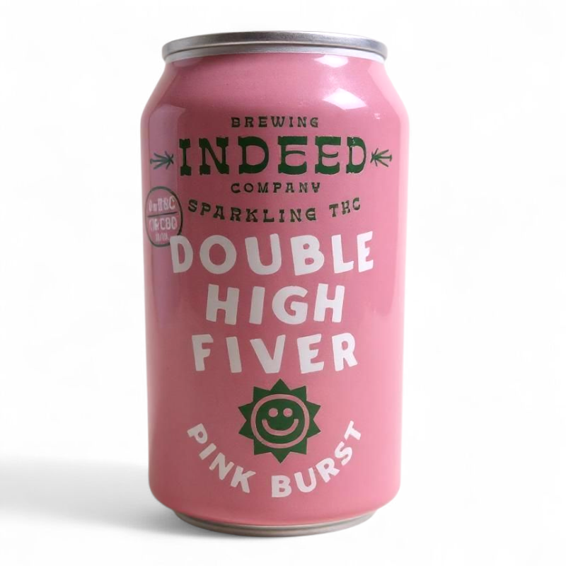 Shop Indeed Brewing Double High Fiver 10mg THC + 10mg CBD Drink