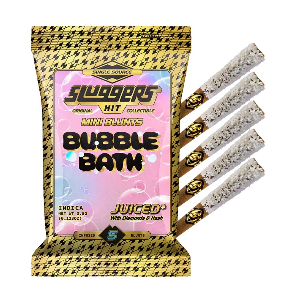 Sluggers Juiced THC-A Mini Blunts 5-Pack – 3.5g Total (3500mg)