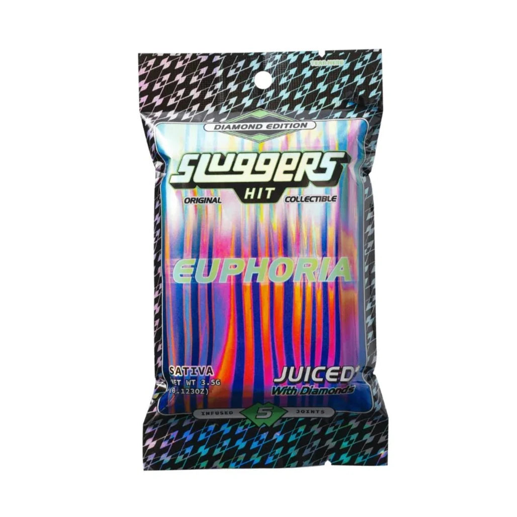 Sluggers Juiced THC-A pre-roll 5-pack, Euphoria (sativa)