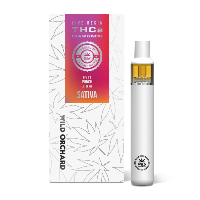 Wild Orchard Fruit Punch THCA Diamonds Live Resin Vape 0.5g – Sativa Hemp-Derived Disposable