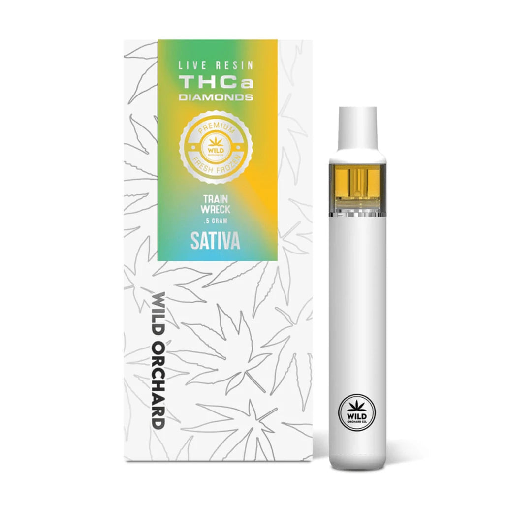 Wild Orchard Trainwreck THCA Diamonds Live Resin Vape 0.5g