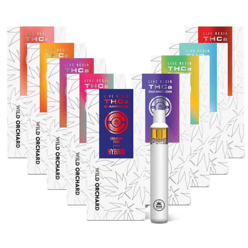 Wild Orchard THCA Diamonds Live Resin Vape 0.5g – Premium Hemp-Derived THCA Disposable