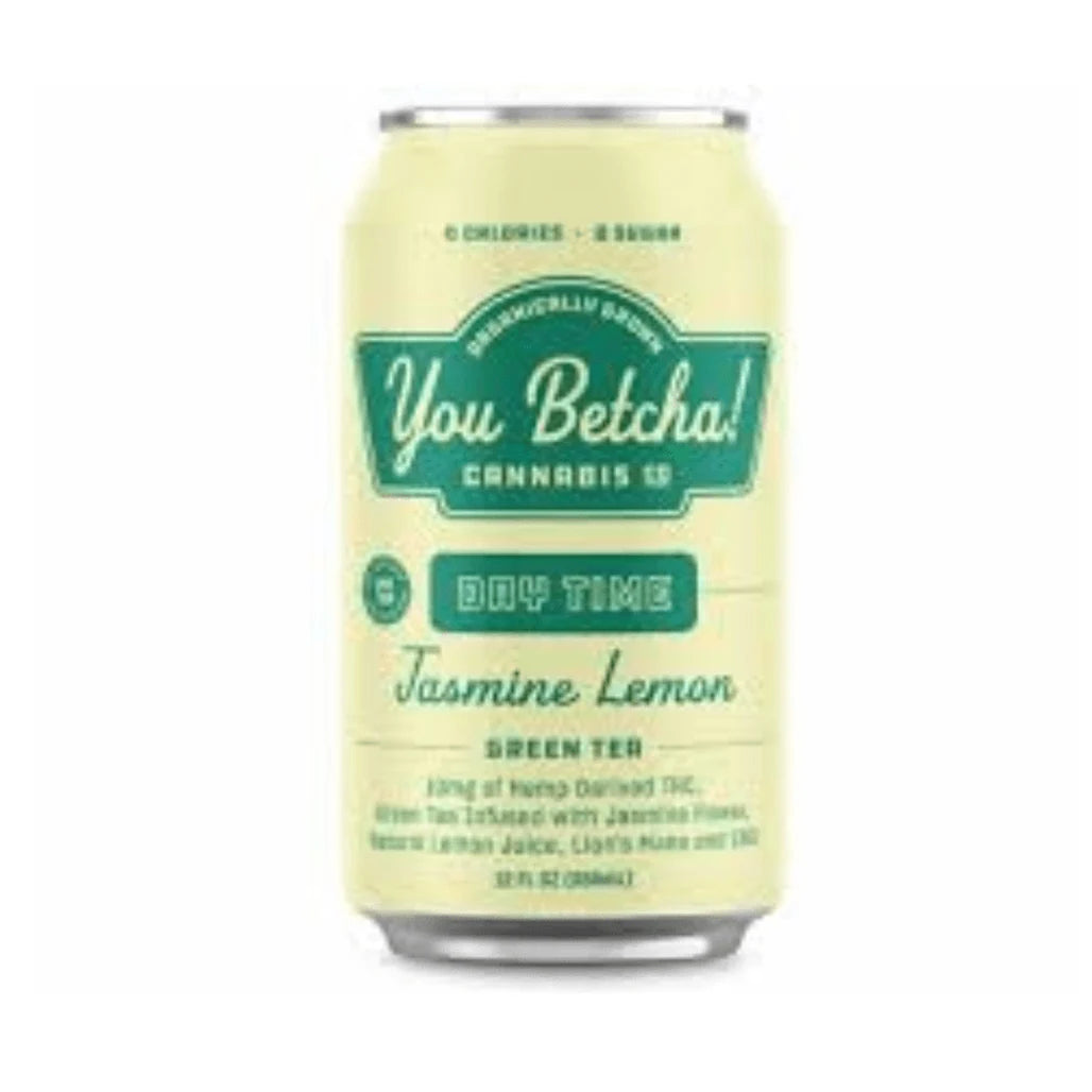 You Betcha Day Time Jasmine Lemon green tea 10mg THC can