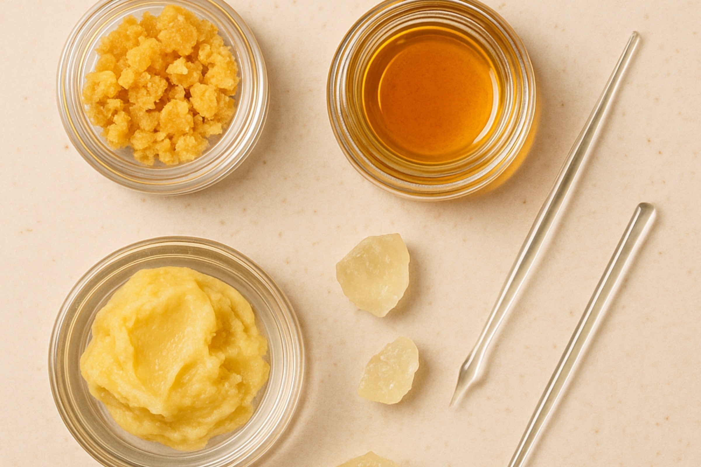 THCA Concentrates – Diamonds, Badder, Crumble, Live Resin & Sauce