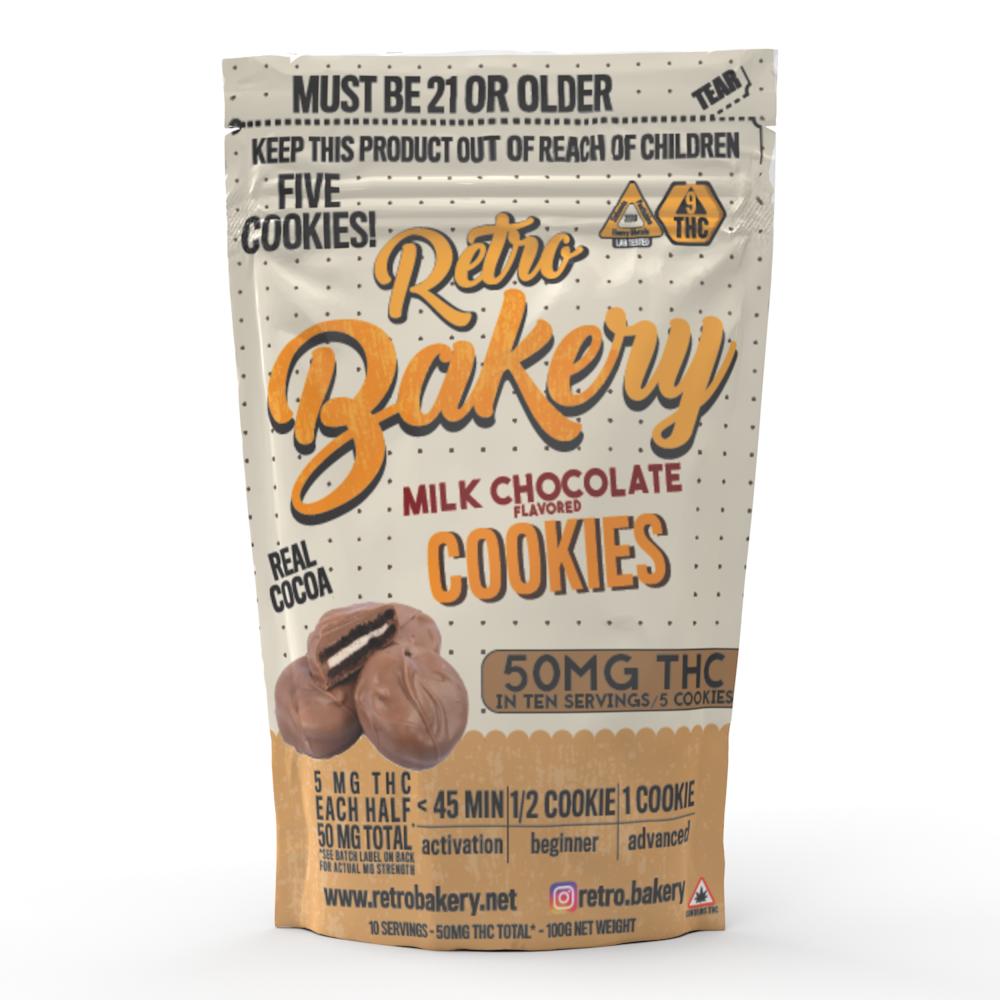 Retro Bakery Chocolate Covered Cookies