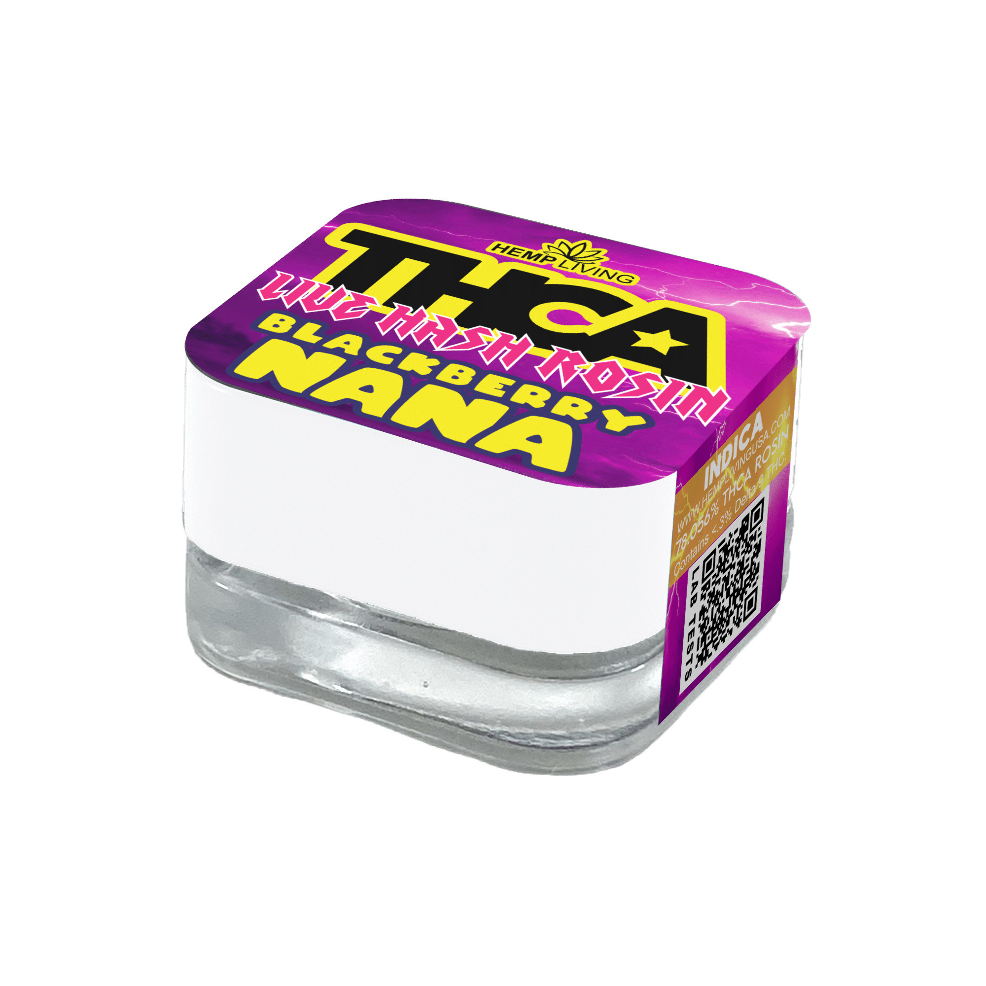 Hemp Living THC-A Pure Live Hash Rosin 1g
