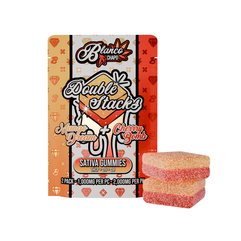 Blanco Chapo Double Stacks THCP + D9 + D8 Gummies (2000mg)
