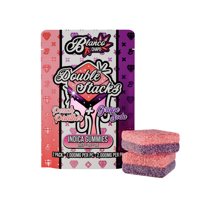 Blanco Chapo Double Stacks THCP + D9 + D8 Gummies (2000mg)