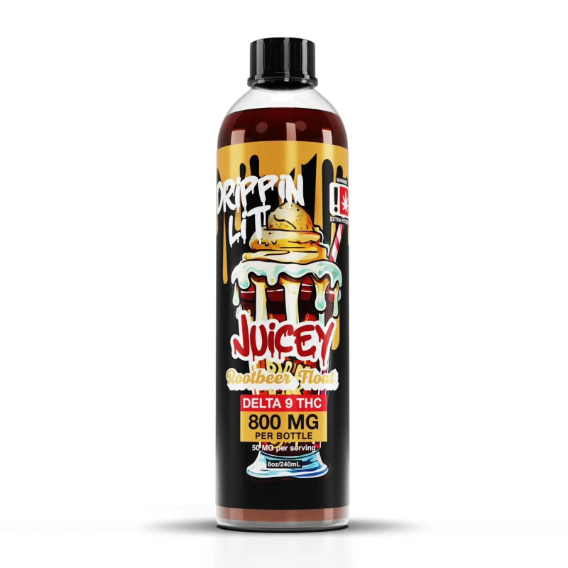 Juicey Drippin Lit High Potency Delta 9 Syrup – 800mg THC | 8oz