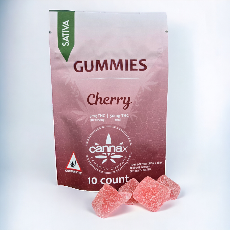 Cannax Cherry Sativa Gummies