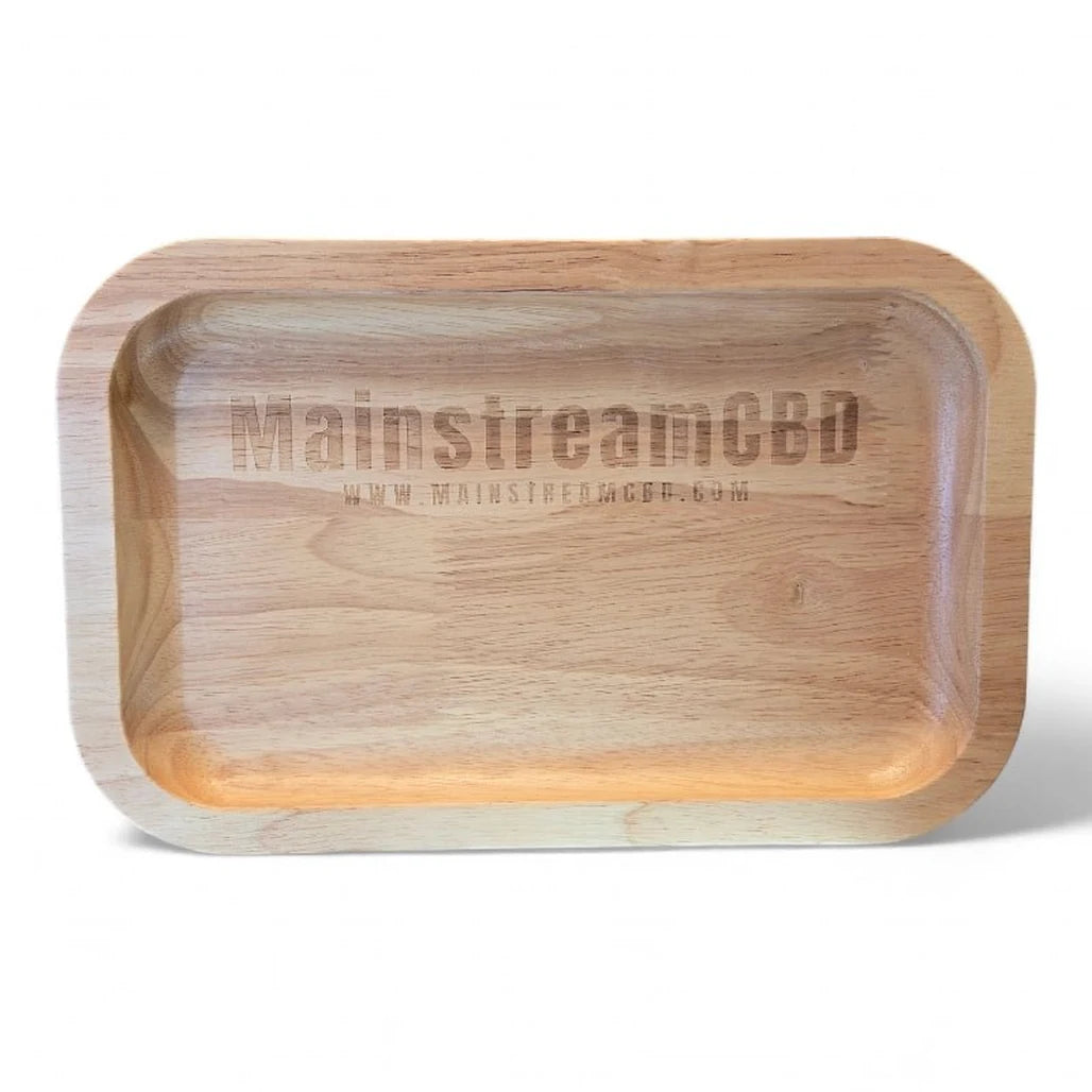 Mainstream CBD engraved bamboo rolling tray