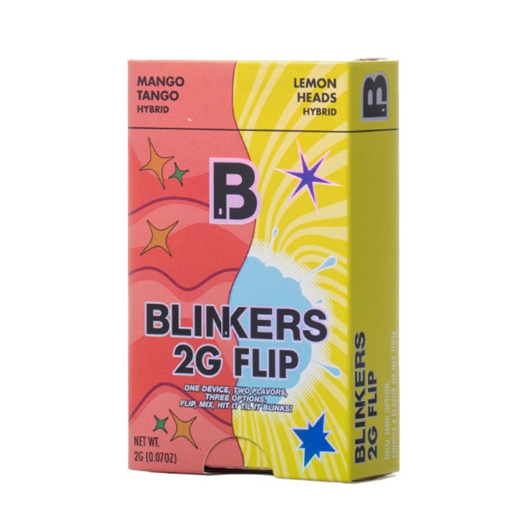 Blinkers Flip Dual Chamber THCA Vape - 2g Live Resin Disposable Blinkers Flip Dual Chamber THCA Vape - 2g Live Resin Disposable