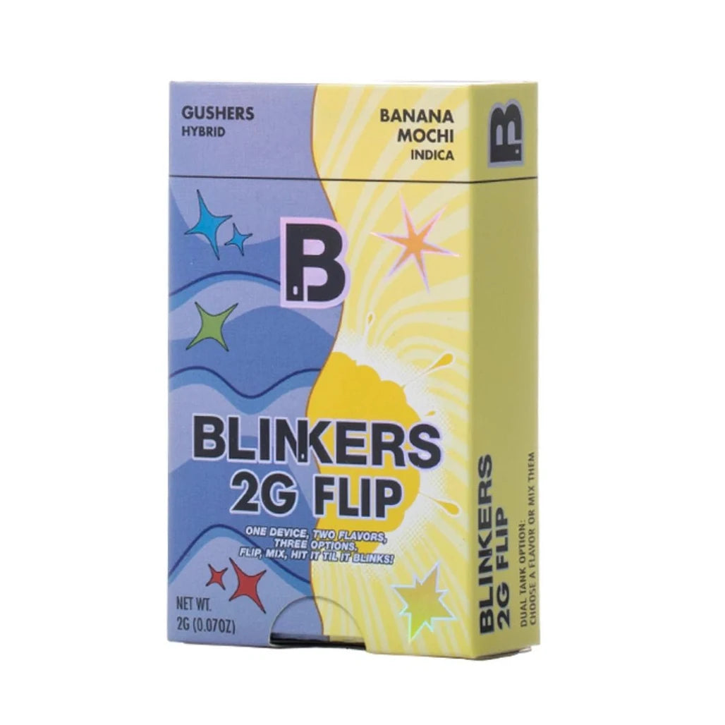 Blinkers Flip 2g – Gushers (hybrid) / Banana Mochi (indica)